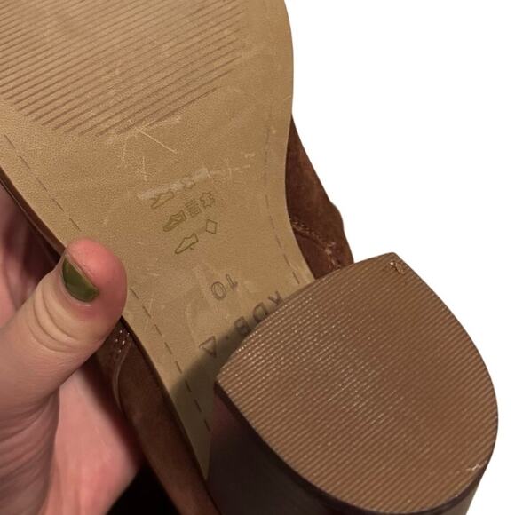 NWOT Kelsi Dagger Brooklyn Brown Suede over the knee boots - Picture 7 of 10